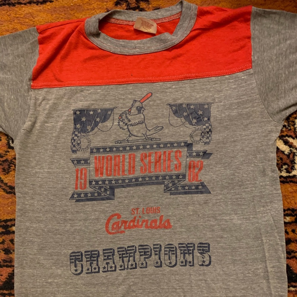 vintage 1982 world series st. louis cardinals tee